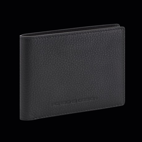 Geldbörse Porsche Design Kompakt Leder Schwarz Business Billfold 3 