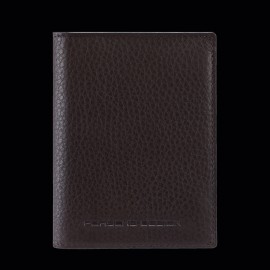 Porsche Design Compact Wallet in the US format Leather Dark brown Business Billfold 6 4056487000695