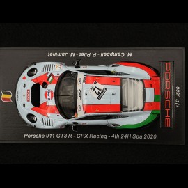 Porsche 911 GT3 R Type 991 n°12 24h Spa 2020 1/43 Spark SB373