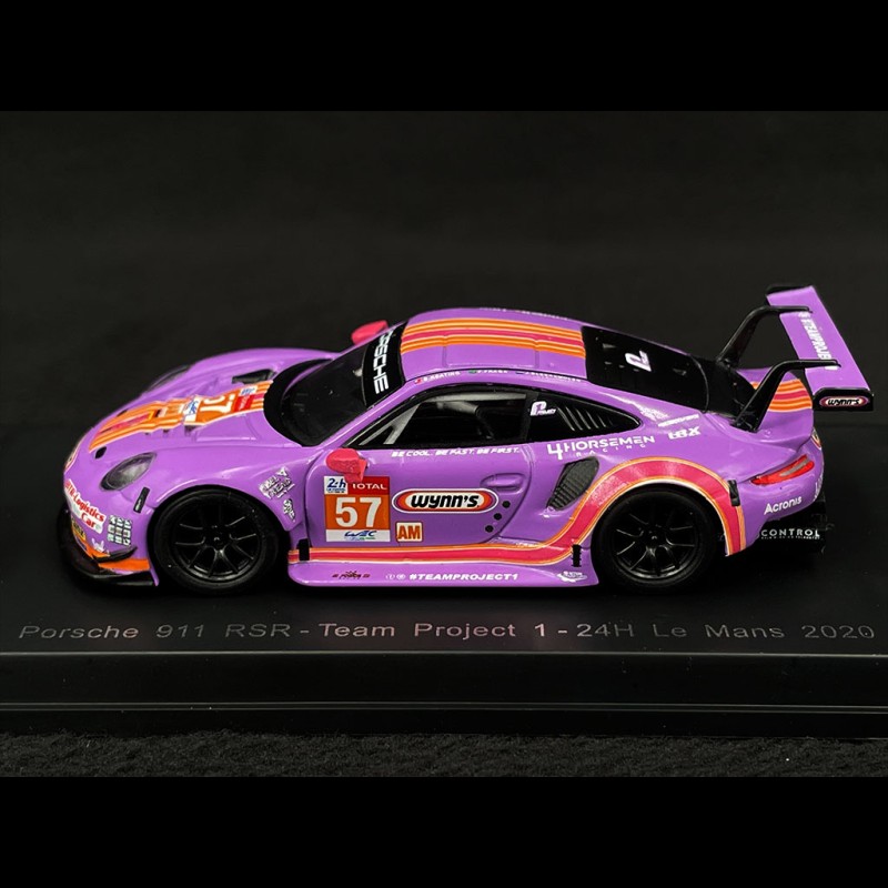 Porsche 911 RSR Type 991 n°57 24h Le Mans 2020 1/64 Spark Y225