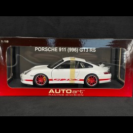 Porsche 911 GT3 RS type 996 2004 Weiß 1/18 AutoArt 80471