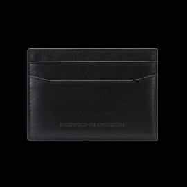 Geldbörse Porsche Design Kartenetui mit Geldklammer Leder Schwarz Business Cardholder 2 4056487001258