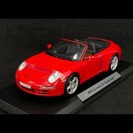 Porsche 911 Carrera S Cabriolet Type 997 2006 rot 1/18 Maisto WAP02115115