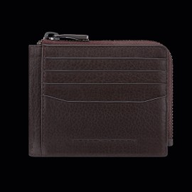 Wallet Porsche Design Compact with zipper Leather Dark brown Business Wallet 11 4056487001050