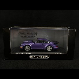 Porsche 911 Turbo Type 965 Violet Blue Metallic 1/43 Minichamps 430069107