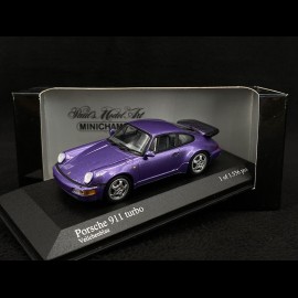 Porsche 911 Turbo Type 965 Veilchenblau Metallic 1/43 Minichamps 430069107