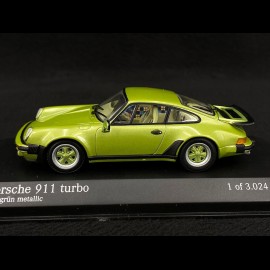 Porsche 911 Turbo Type 930 1977 Lime Green Metallic 1/43 Minichamps 430069005