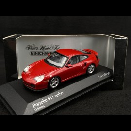 Porsche 911 type 996 Turbo 1999 Orient red 1/43 Minichamps 430069306