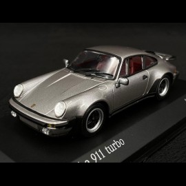Porsche 911 type 930 turbo 3.0 1977 metallic meteor grey 1/43 Minichamps 430069004