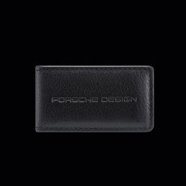 Geldbörse Porsche Design Geldscheinklammer Leder Schwarz Business Money Clip 4056487001388