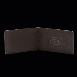 Geldbörse Porsche Design Geldscheinklammer Leder Dunkelbraun Business Money Clip 4056487001401