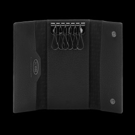 Schlüsseletui Porsche Design Faltbar Leder Schwarz Business Key Case L 4056487001135