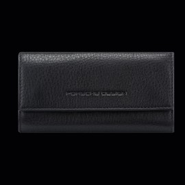 Schlüsseletui Porsche Design Faltbar Leder Schwarz Business Key Case L 4056487001135