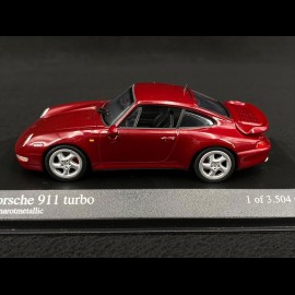 Porsche 911 Type 993 Turbo 1995 Arenarotmetallic 1/43 Minichamps 430069208