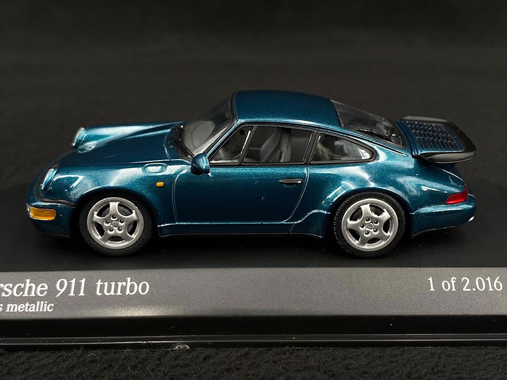 Minichamps 1/43 Porsche 911 964 (1990) Polished Metal ◇ Limited