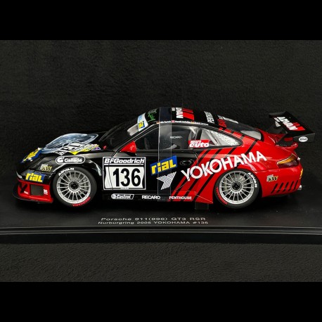 Porsche 911 GT3 RSR Type 996 n°136 Nürburgring 2005 1/18 AutoArt