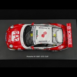 Porsche 911 GT3 Cup Type 997 n°24 Porsche Carrera Cup Germany 2007 1/18 AutoArt 80784