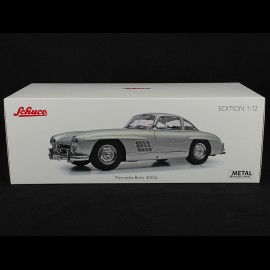 Mercedes-Benz 300SL Coupe Gullwing 1954 Metallic Silber 1/12 Schuco 450671000