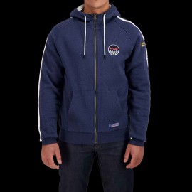 Steve McQueen Le Mans Racing 20 Hoodie Zip Dark Blue - Men SQ221SSM09-120