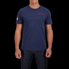 T-Shirt Steve McQueen Le Mans Pocket Dark Blue SQ221TSM01-120 - men