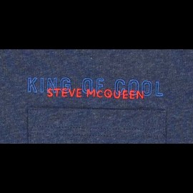 T-Shirt Steve McQueen Le Mans Pocket Dark Blue SQ221TSM01-120 - men