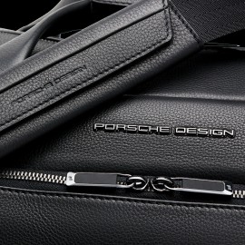 Porsche Design Exklusiver Reisetasche Leder Schwarz Roadster Weekender 4056487000152