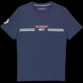 T-Shirt Steve McQueen Le Mans 1971 Dark Blue SQ221TSM03-120 - men