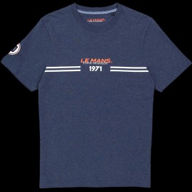 T-Shirt Steve McQueen Le Mans 1971 Dunkelblau SQ221TSM03-120 - Herren