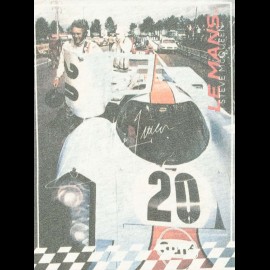 T-Shirt Steve McQueen Le Mans 917K Gulf Autograph Weiß Creme SQ221TSM10-002 - Herren.