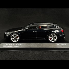Audi RS6 Avant 2019 Schwarz metallic 1/43 Minichamps 410018015