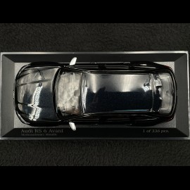 Audi RS6 Avant 2019 Schwarz metallic 1/43 Minichamps 410018015