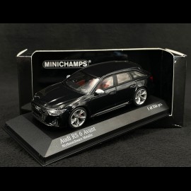 Audi RS6 Avant 2019 Schwarz metallic 1/43 Minichamps 410018015