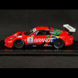 Porsche 911 GT3 Cup Type 991 n°7 Sieger Carrera Cup Brazil 2020 1/43 Spark S8499