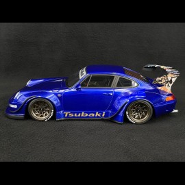 Porsche 911 type 964 RWB Tsubaki Rauh-Welt Blue 1/18 GT Spirit GT857