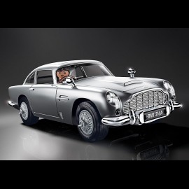 Aston Martin DB5 James Bond Goldfinger Silver grey with figurines Playmobil 70578