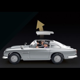 Aston Martin DB5 James Bond Goldfinger Silver grey with figurines Playmobil 70578