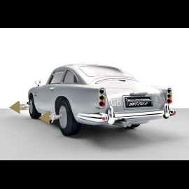 Aston Martin DB5 James Bond Goldfinger Silver grey with figurines Playmobil 70578