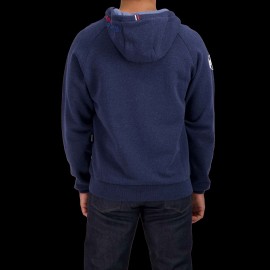 Sweatshirt Steve McQueen Le Mans Hoodie mit Kapuze Buttoned Dunkelblau - Herren SQ221SSM01-120
