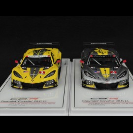 Duo Chevrolet Corvette C8R Winner and 2nd 24h Daytona 2021 1/43 TrueScale Models