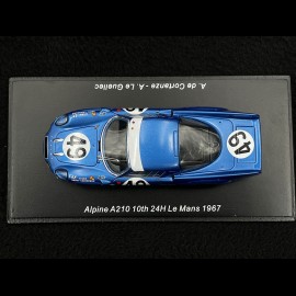 Alpine A210 n°49 24h Le Mans 1967 1/43 Spark S5690