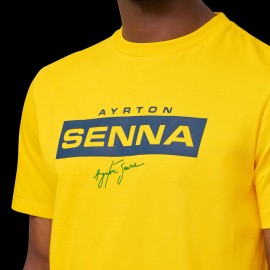 Ayrton Senna T-shirt F1 Yellow 701218112-002 - men