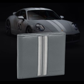 Wallet Porsche 911 Sport Classic Heritage leather cardholder grey anthracite WAP0300360PHRT