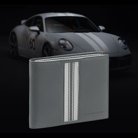 Wallet Porsche 911 Sport Classic Heritage leather cardholder grey anthracite WAP0300350PHRT