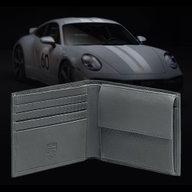 Wallet Porsche 911 Sport Classic Heritage leather cardholder grey anthracite WAP0300350PHRT