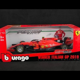 Charles Leclerc Ferrari SF90 n° 16 F1 Sieger GP Italy 2019 1/18 Bburago 16810