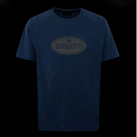 Bugatti T-shirt Wappen Marineblau BGT040-500