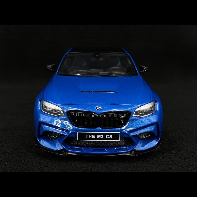 Miniature Bmw M2 1/18 GT Spirit (F22) CS Metallise Bleue - Voiture