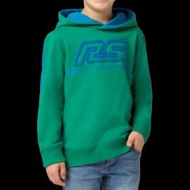 Porsche Jacket Carrera RS 2.7 Collection Softshell hoodie Green / Blue WAP961PRS2 - kids