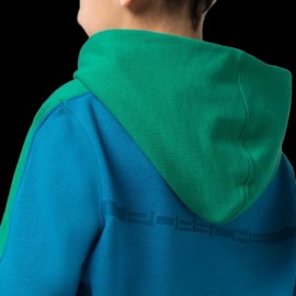 Porsche Jacket Carrera RS 2.7 Collection Softshell hoodie Green / Blue WAP961PRS2 - kids