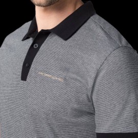 Porsche Polo shirt Heritage Collection Pepita design Grey / Black WAP320PHRT - men